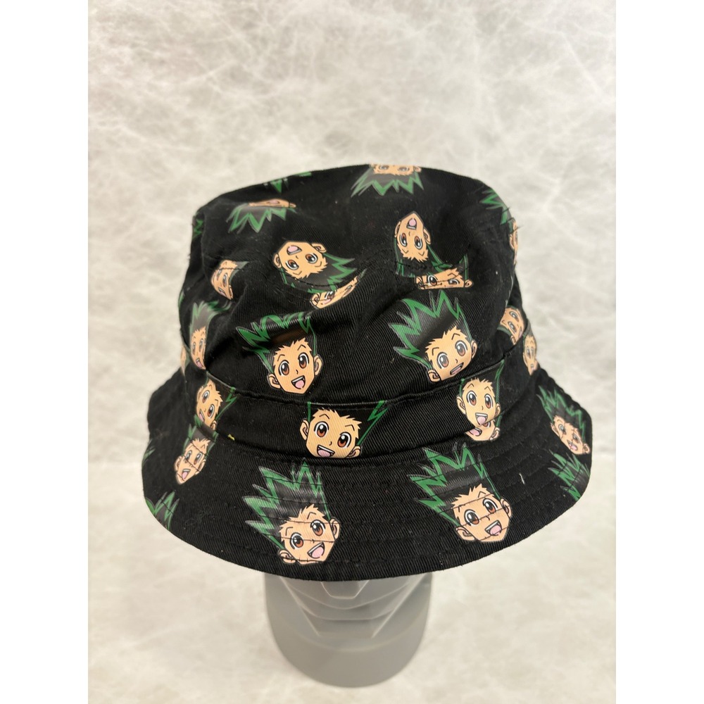 Hypland Hunter x Hunter Gon Freecss Black Bucket Hat Anime Streetwear Kids